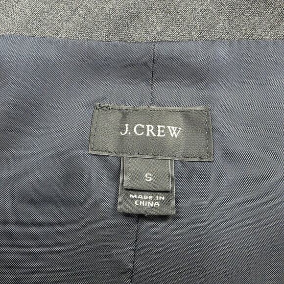 J Crew Vest Mens Small Gray Charcoal Loro Piana Super 120s Wool Dress Waistcoat - Picture 2 of 16